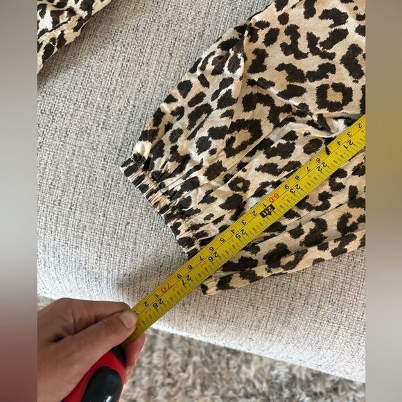 J. Crew Ruffleneck Puff-sleeve Dress in Leopard Print - Picture 12 of 12